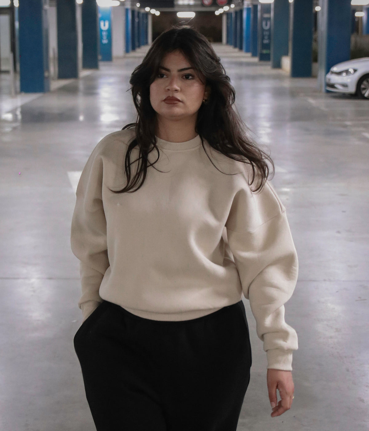 Beige Sweat-shirt