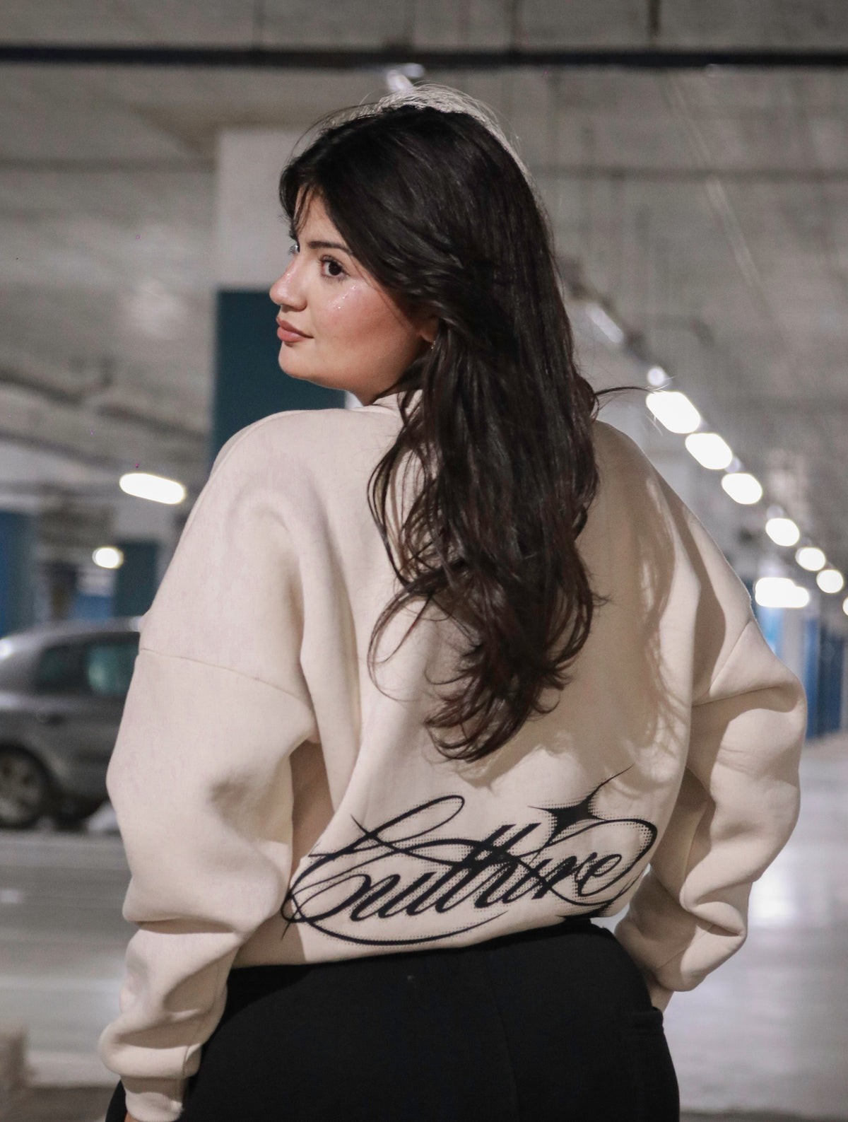 Beige Sweat-shirt