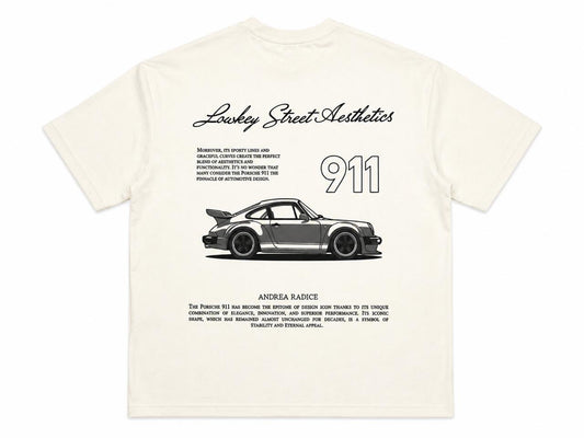 T-shirt over size porsche 911