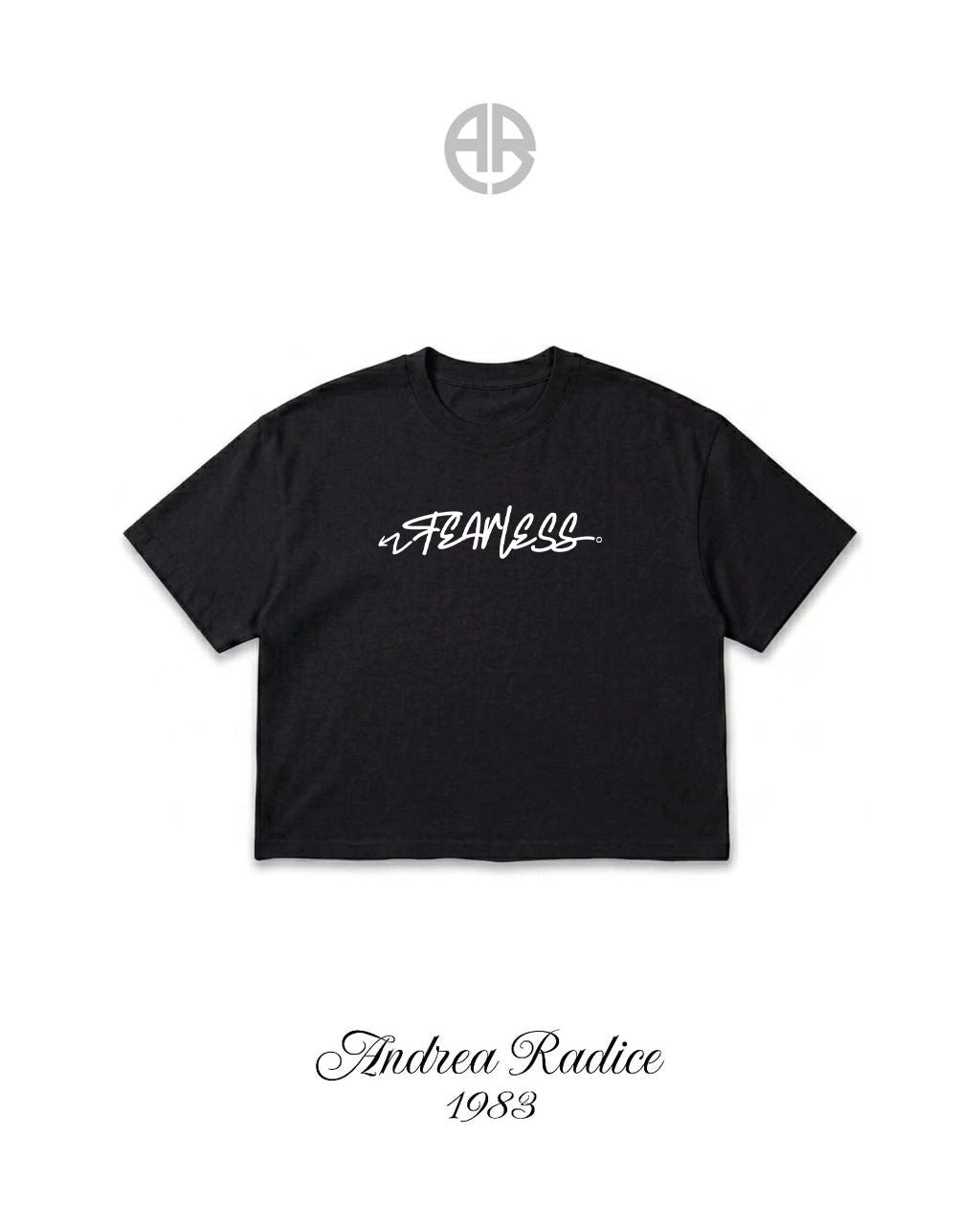T-shirt Cropped fearless