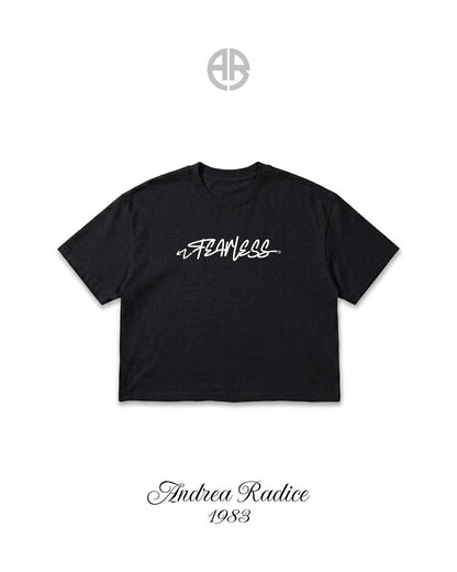 T-shirt Cropped fearless
