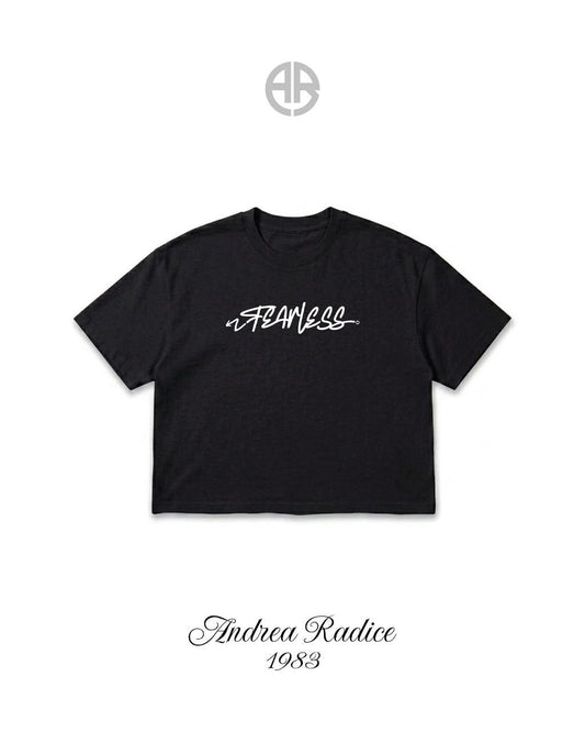 T-shirt Cropped fearless