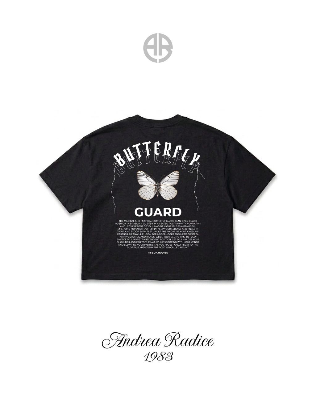 T-shirt cropped Butterfly