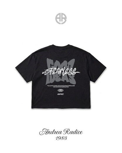 T-shirt Cropped fearless