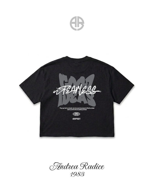 T-shirt Cropped fearless