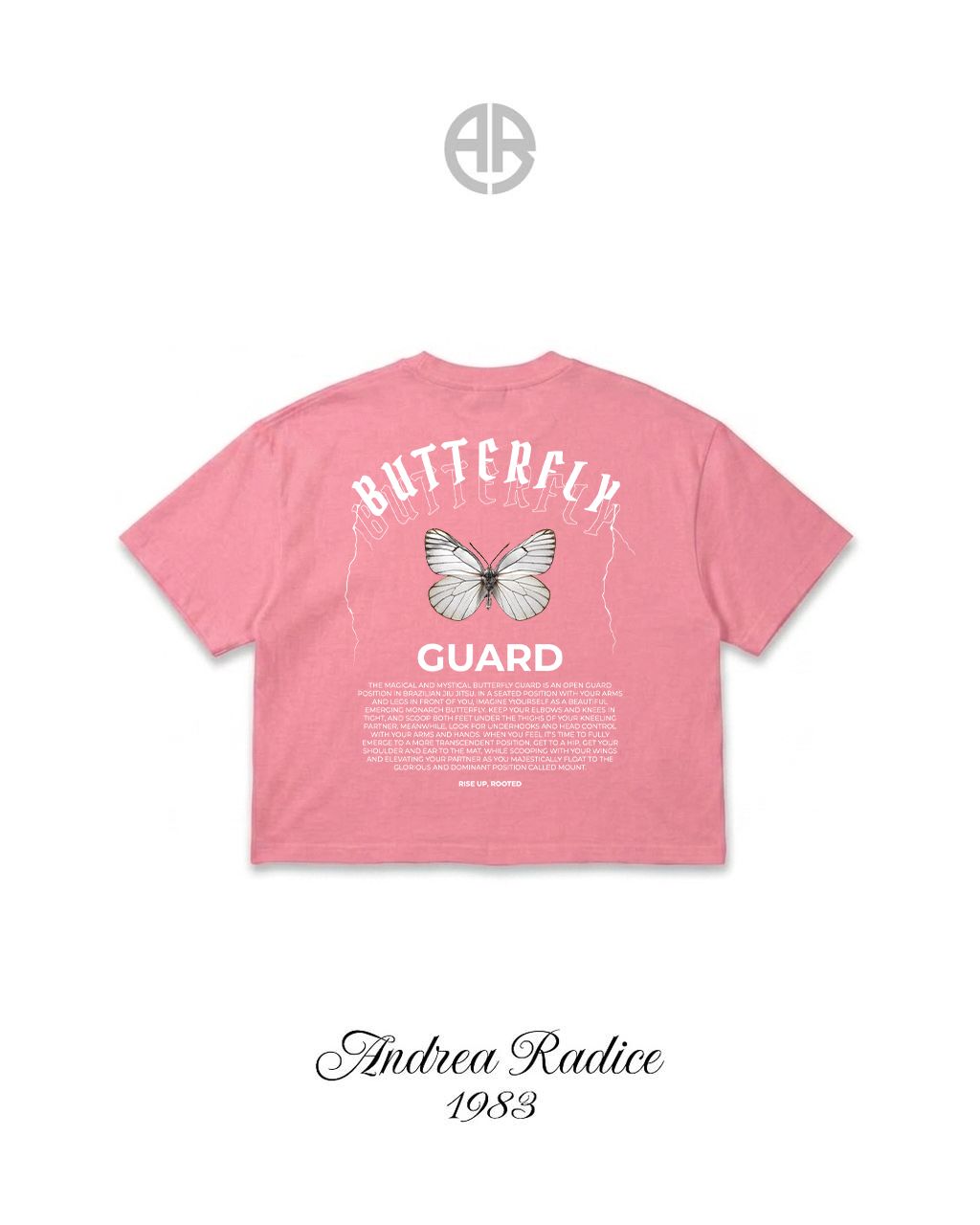T-shirt cropped Butterfly