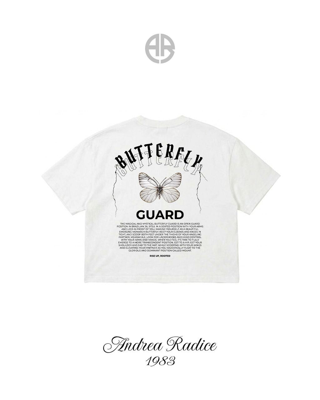 T-shirt cropped Butterfly