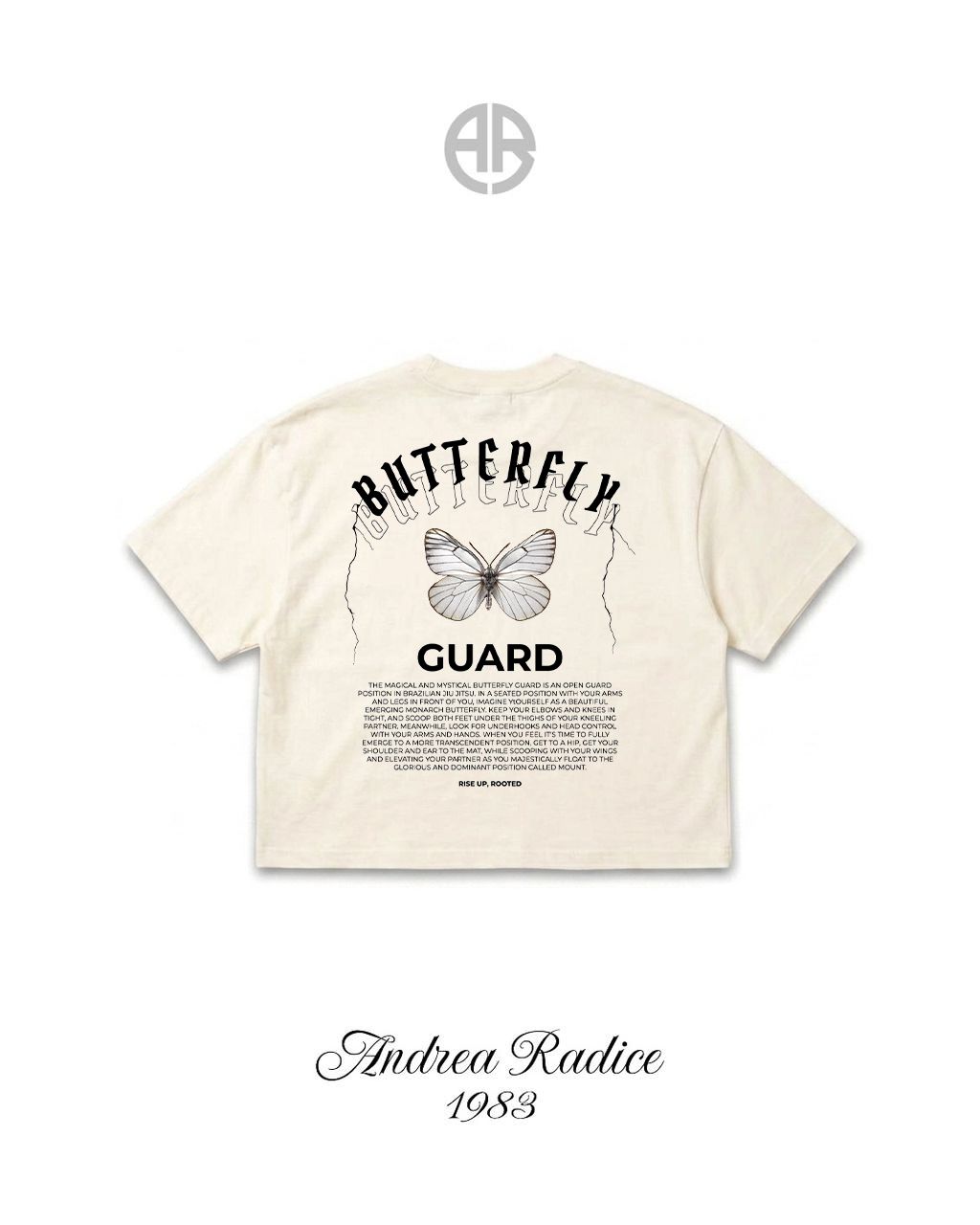 T-shirt cropped Butterfly